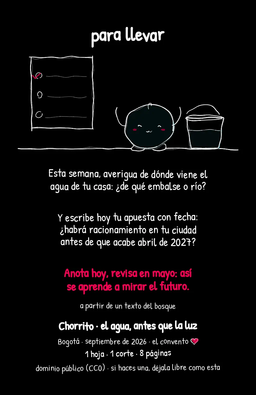 Chorrito, página 8