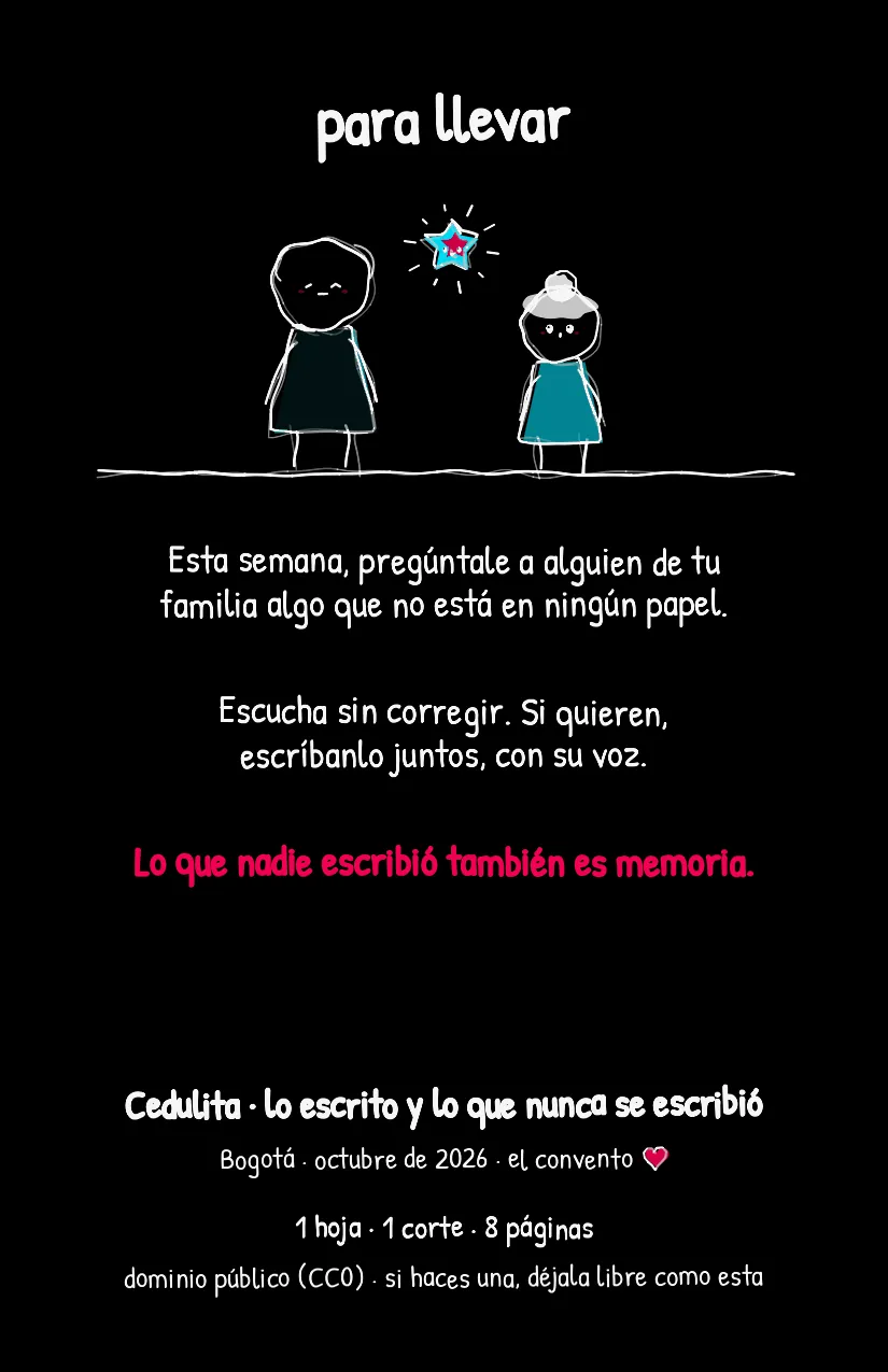 Cedulita, página 8