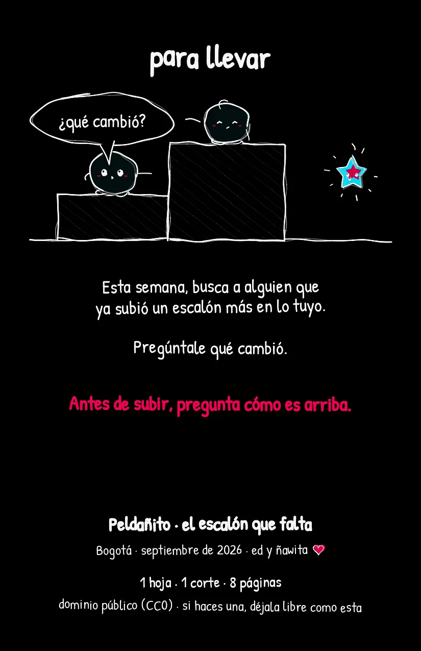 Peldañito, página 8