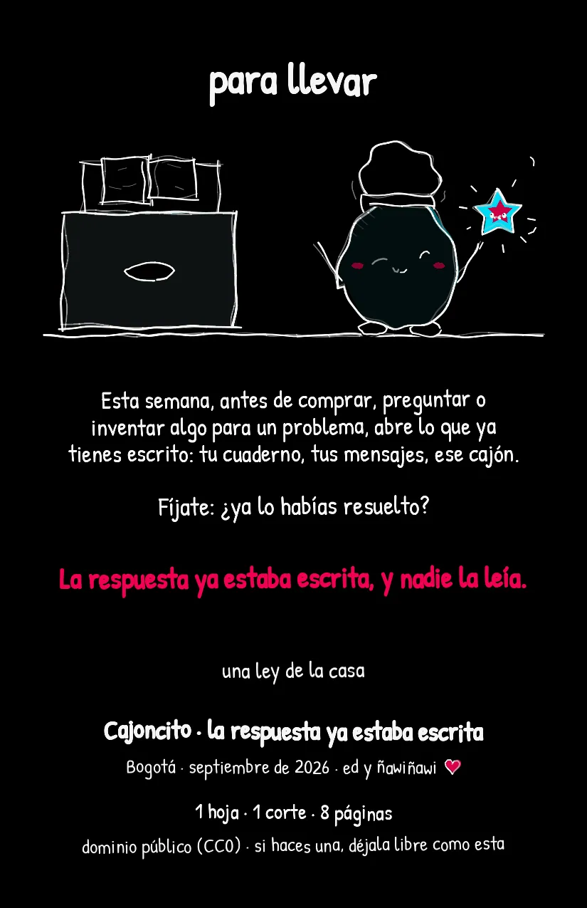 Cajoncito, página 8