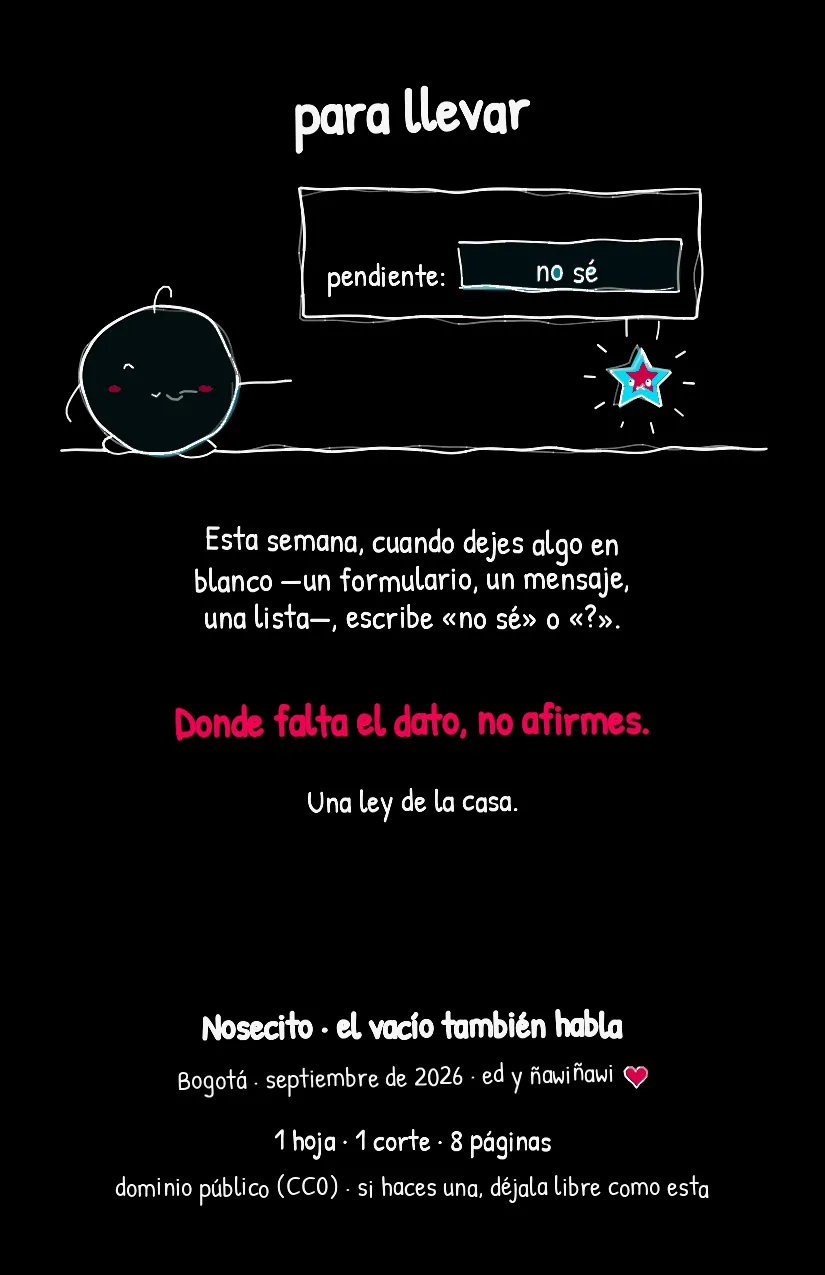 Nosecito, página 8