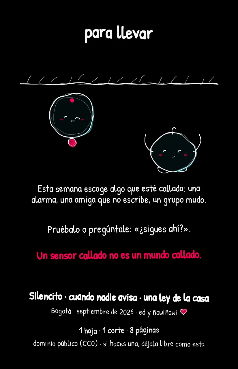 Silencito, página 8