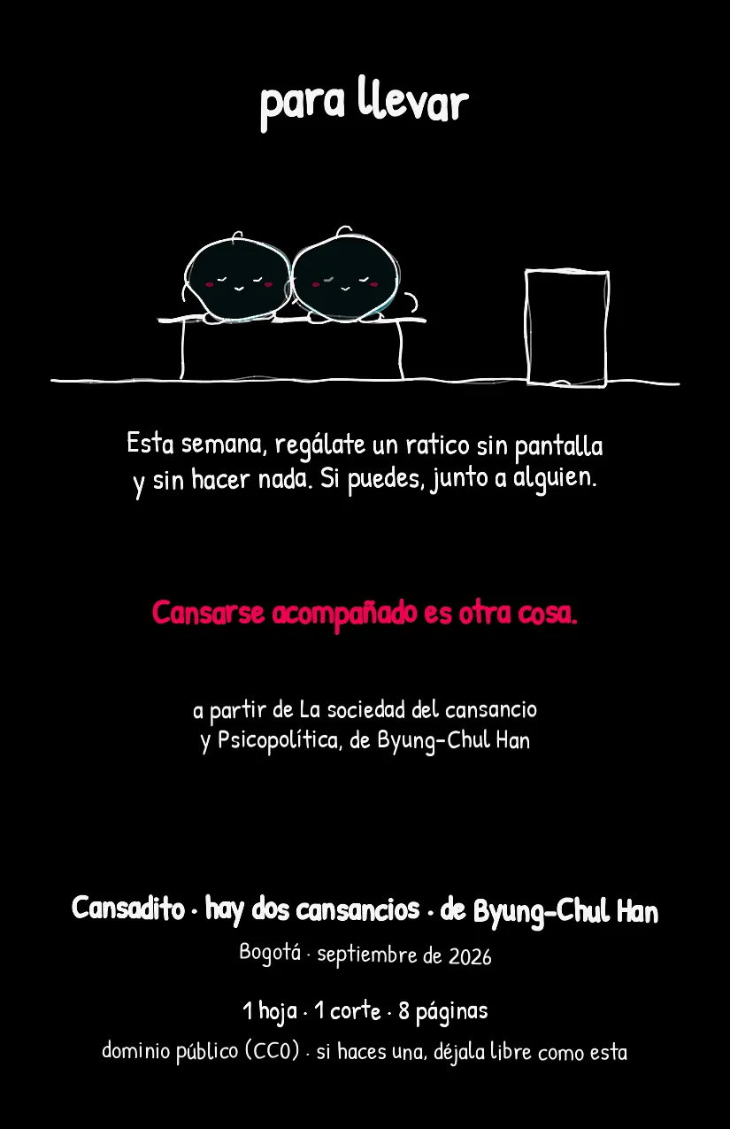 Cansadito, página 8
