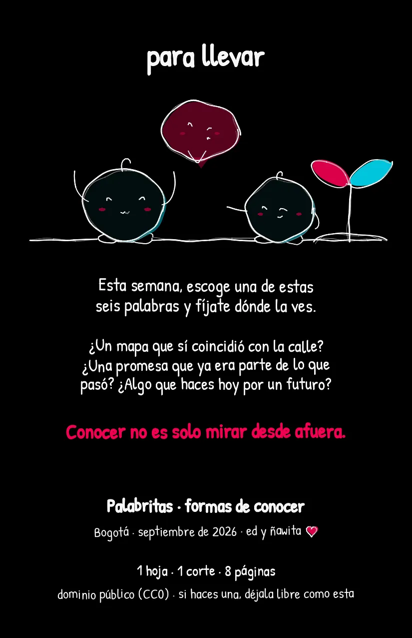 Palabritas Conocer, página 8
