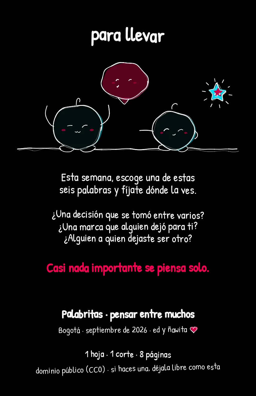Palabritas EntreMuchos, página 8